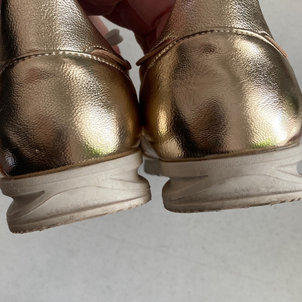 Madden Girl Metallic Gold Jumper Sneakers - Picture 4 of 7